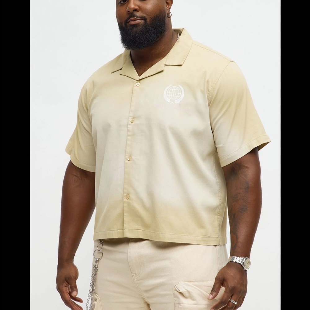 NWT men’s 2X XXL fashion nova shirt 1602